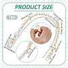 1Pc Resin Oval Link Purse Chains with Alloy Clasps FIND-PH0028-19B-4