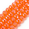 Electroplate Glass Beads Strands EGLA-A034-T3mm-A07-1