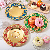 1Pc Iron Flat Round Display Panel for Fragrance Activity AJEW-MB0001-13B-7