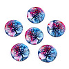 Half Round/Dome Tree Pattern Glass Flatback Cabochons for DIY Projects LS-GGLA-Q037-25mm-M28-01-1
