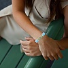 Glass Beads Bracelets BJEW-SW01604-02-7
