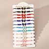 Alloy Enamel Link Bracelets Sets FS-WGD67EB-05-1