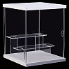 3-Tier Transparent Acrylic Minifigures Display Case ODIS-WH0043-68B-7