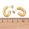 201 Stainless Steel Half Hoop Earrings EJEW-C501-16G-A-2