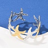 304 Stainless Steel Cuff Bangles for Women BJEW-G757-08GP-3