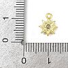 Brass Pave Clear Cubic Zirconia Pendants LS-KK-L238-12G-3