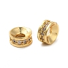 Rack Plating Brass Cubic Zirconia Beads KK-K349-03G-2