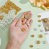 120Pcs 4 Styles Alloy Bead Caps FIND-PH0028-64-3