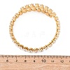 304 Stainless Steel Micro Pave Cubic Zirconia Open Cuff Bangles for Women BJEW-K293-04A-G-5