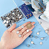 50Pcs 304 Stainless Steel Earring Hooks & 50Pcs Stud Earring Findings STAS-SC0008-68-3