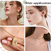16Pcs 8 Style 201 Stainless Steel Pendants STAS-SC0005-02-5