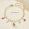 Bohemian Style Brass Pendant Anklet for Women BO4646-5