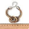 Iron Shake Chain Knotted Bracelets for Women BJEW-U042-01GP-3