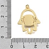 Brass Micro Pave Clear Cubic Zirconia Pendants KK-C263-22C-G-3