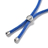 Twisted Nylon Cord Silder Bracelets DIY-B066-03P-11-3
