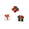 Christmas Alloy Enamel Pendants FIND-H055-17F-G-1