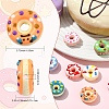 8Pcs 8 Styles Handmade Porcelain Enamel Beads PORC-YW0001-63-3
