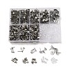 304 Stainless Steel Earring Needle with 201 Stainless Steel Earring Nuts AJEW-Z040-01P-1