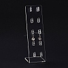 Transparent Acrylic Earrings Display Stands EDIS-G014-05-1