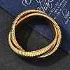 304 Stainless Steel Stretch Bracelets BJEW-A031-01D-G-5