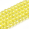 Electroplate Transparent Glass Beads Strands LS-GLAA-T032-T4mm-AB12-1