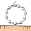 304 Stainless Steel Ladybug Link Bracelets for Women BJEW-K226-15A-P-5