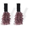 Polyester Ruffle Layered Patchwork Leg Sleeves AJEW-WH20042-75C-6