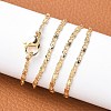 Brass Chain Necklaces MAK-L009-17G-4