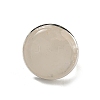 Natural Quartz Crystal Round Adjustable Rings RJEW-K371-09S-29-3