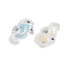 10Pcs Transparent Luminous Acrylic Pendants TACR-FP0001-02B-3