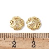 Flower Brass Bead Caps KK-F892-34G-11-2