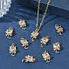 SHEGRACE Brass Cubic Zirconia Pendants XGRQ3K861-543G-5