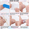 ABS Plastic Pure Color Press On False Nails MRMJ-WH20004-32B-5