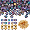 Electroplated Glass Bead GLAA-PH0003-64A-1