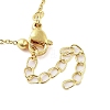 Brass Clear Cubic Zirconia Pendant Necklaces for Women NJEW-M009-05G-D-3