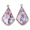 Synthetic Calcite Pendants G-R481-07E-2