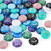 90Pcs 9 Style Opaque & Transparent Acrylic Beads MACR-TA0001-45-2
