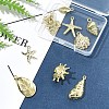 9Pcs 9 Styles Ocean Series Alloy Pendants FIND-FS0003-31-7