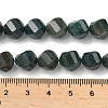 Natural Moss Agate Beads Strands G-C267-B23-5