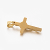 Easter Theme Hot Unisex 201 Stainless Steel Crucifix Cross Pendants X-STAS-F010-24G-3