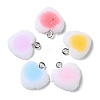 Opaque Resin Pendants RESI-A025-01-1