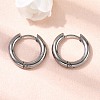 316F Stainless Steel Hoop Earrings EJEW-D341-01D-P-1