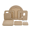 Medium Density Fiberboard (MDF) Portable Clay Wedging Board with Built AJEW-PH0006-65B-6