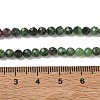 Gradient Natural Ruby in Zoisite Beads Strands GG-CBA2E9C-A03-4mm-6