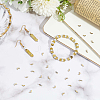 350Pcs Electroplated Synthetic Non-magnetic Hematite Beads Strands G-SC0003-65A-4