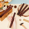 Olycraft 6Pcs Walnut Wood Craft Sticks WOOD-OC0003-76-3