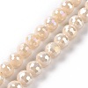 Electroplate Glass Beads Strands X-GLAA-E036-14A-1