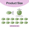 80Pcs 61G Acrylic Imitation Gemstone Beads MACR-TADJ0001-10B-3