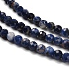 Natural Sodalite Beads Strands G-B107-A03-06-4