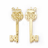Tibetan Style Alloy Key Large Pendants X-EA10926Y-NFG-1